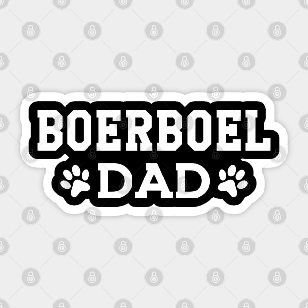 Boerboel Dad Sticker by KC Happy Shop